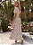 Vestido Midi Floral Bege com Drapeados | Eloise - Imagem 3