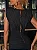 Vestido Midi Preto Drapeado com Cristais | Estelle - Imagem 3