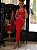 Vestido Midi em Crepe com Pedrarias Florais | Isadora - Imagem 1