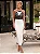 Vestido Midi com Renda Preta e Laço | Antonella - Imagem 1
