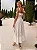 Vestido Midi em Laise e Crepe Off-White | Amélia - Imagem 3