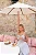Vestido Midi em Telado Bordado com Saia Godê | Isabelle - Imagem 4