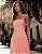 Vestido Pietra Midi Coral com Bordados Manuais - Imagem 2