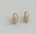 Brinco Argola em Ouro Amarelo 18k com Diamantes. - Imagem 1