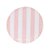 Listra Rosa - Prato de Papel P 14cm (5 und) - Imagem 1