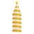 Listra Amarelo Queimado - Chapeuzinho Pompom (5 und) - Imagem 1