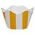 Listra Amarelo Queimado - Saia Cupcake G (10 und) - Imagem 1