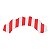 Listra Vermelho - Saia Cupcake G (10 und) - Imagem 1