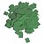 Verde Folha - Confete papel de seda - Imagem 1