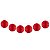 Vermelho Cereja - Guirlanda Mini Globo - Imagem 1