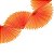 Laranja - Guirlanda Leque - Imagem 2