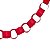 Vermelho - Guirlanda Corrente (45 elos) - Imagem 2