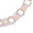 Rosa Blush - Guirlanda Corrente (45 elos) - Imagem 2