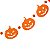 Halloween - Guirlanda Abobora - Imagem 2