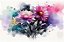 Flores em Aquarela 01 - Imagem 2