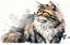 Gato Peludo em Aquarela - Imagem 2