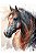 Busto Cavalo em Aquarela - Imagem 2