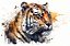 Tigre em Aquarela 02 - Imagem 2