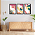 Folhas Abstrato Trio - Imagem 1