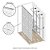 Kit com 3 Painéis Divisória para Fechamento de Closets  1,90m x2,45m - Imagem 7