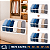 Kit 3 UND - Colmeia Cristal BR 06 Nichos - Jeans,Toalhas, Moletons - Imagem 1