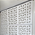 Painel Biombo Vazado 80cm Branco - Com trilho e deslizamento carrossel - Imagem 2