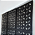 Painel Biombo Vazado 80cm Preto - Com trilho e deslizamento no sistema carrossel - Imagem 2