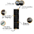 Painel Biombo Liso Preto - Com Suporte De Parede - Imagem 4