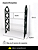 Kit 3 UND - Sapateira Compacta 24 Pares ABS Preta Cromada - Imagem 3