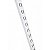 Trilho Cremalheira Fix Rasgo Duplo 50cm - Imagem 1