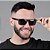 Óculos De Sol Masculino Polarizado Flexível Não Quebra Preto Fosco Tx 911 - Imagem 2