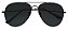 Óculos De Sol Aviador Polarizado Proteção UV400 Metal Preto Tx 3026 - Imagem 3