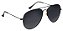 Óculos De Sol Aviador Polarizado Proteção UV400 Metal Preto Tx 3026 - Imagem 1
