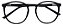 Armação Óculos Redondo De Grau Retrô Geek Masculino Feminino Preto Tx 5061 - Imagem 3