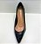 SCARPIN VIA UNO 211012  PRETO TEXTURIZADO - Imagem 5