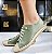 TÊNIS EM COURO ADH001 VERDE / MARFIM - Imagem 5