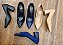 SCARPIN 1102 PRETO / PRETO SUEDE - Imagem 4