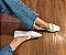 LOAFER COURO 79988 BRANCO / CORRENTE DOURADA - Imagem 4