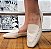 LOAFER EM COURO 79989 OFF WHITE /  TACHAS DOURADA - Imagem 2