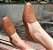 LOAFER EM COURO 79989 CARAMELO / TACHAS DOURADA - Imagem 3