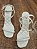 SANDÁLIA COURO 5228016 OFF WHITE/ MATELASSÊ - Imagem 6