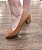 PEEP TOE 644123 BEGE / BEGE TEXTURIZADO - Imagem 1