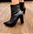 BOTA COURO 1141378 PRETO / PRETO TEXTURIZADO - Imagem 1