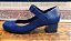 SAPATO  EM COURO 136002 MARINHO / VELCRO MARINHO - Imagem 1