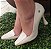 SCARPIN SALTO TAÇA 482003 
OFF WHITE / OFF WHITE VERNIZ - Imagem 1
