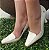 SCARPIN SALTO TAÇA 482003 
OFF WHITE / OFF WHITE VERNIZ - Imagem 2