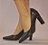 SCARPIN 431001 PRETO  TEXTURIZADO - Imagem 2