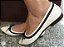 SAPATILHA CONFORTO  745479 BRANCO TEXTURIZADO / PRETO - Imagem 8