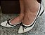 SAPATILHA CONFORTO  745479 BRANCO TEXTURIZADO / PRETO - Imagem 7