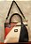 BOLSA DUAS ALÇAS DE MÃO / E DE OMBRO B016  BEGE / PRETO / MARROM - Imagem 1